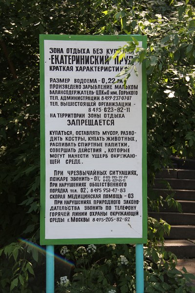 285-Екатерининский пруд-плакат, 12 июня 2011 года